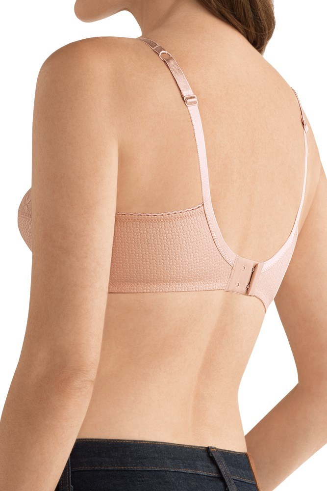 Sutien cu inchidere in fata pentru proteza Ellen roz-nud, marca Amoena - imagine 3